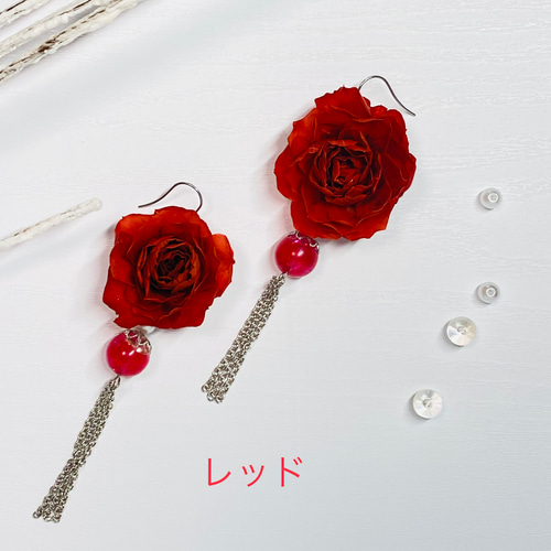 【新作】薔薇球体レースピアス　イヤリング 新作】薔薇球体レースピアス イヤリング 新作】薔薇球体レースピアス