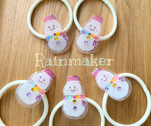 ☆雪だるまのヘアゴム☆ ヘアゴム 前田 悠花 通販 12635197