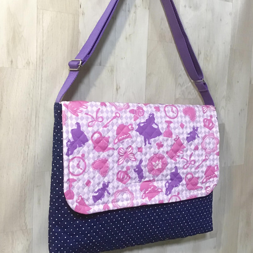 リリー⭐︎レッスンバッグ等3点⭐︎女の子パープルコスメ柄⭐︎ハンドメイド リリー様専用︎レッスンバッグ等3点︎女の子パープルコスメ柄