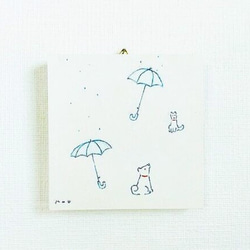 原画「雨がやんだら」※ミニアートパネル 2枚目の画像