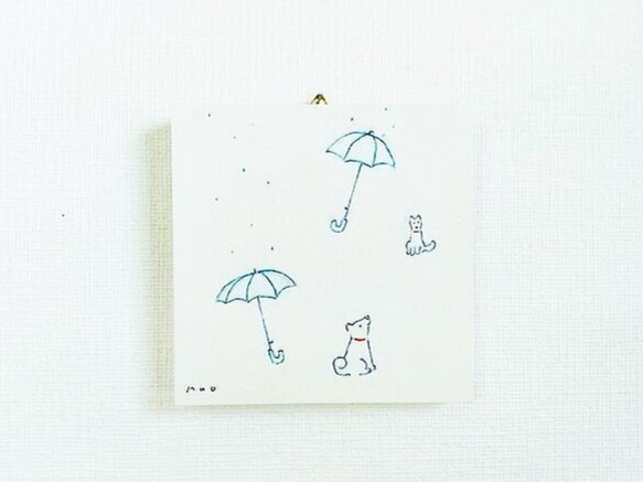 原画「雨がやんだら」※ミニアートパネル 2枚目の画像