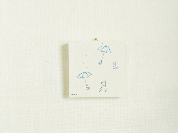 原画「雨がやんだら」※ミニアートパネル 6枚目の画像