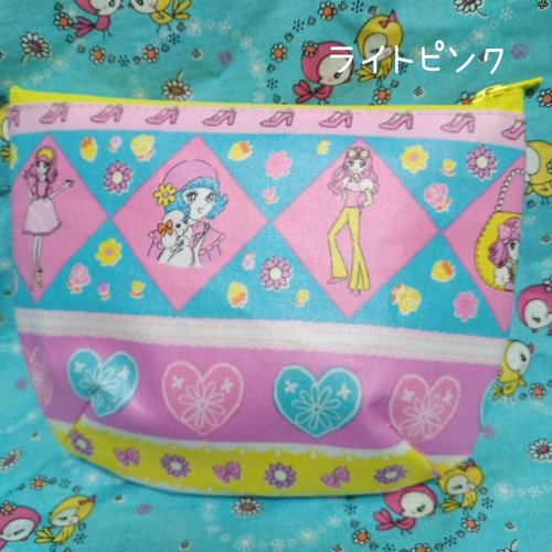 葉日月様専用ページ 昭和レトロパッチワークポーチ キャラクター