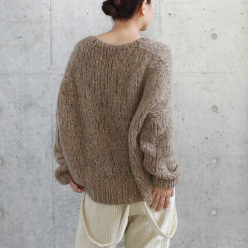 セーター 手編み ハンドメイド 渋く モヘアニット セーター 手編み ハンドメイド 渋く モヘアニット