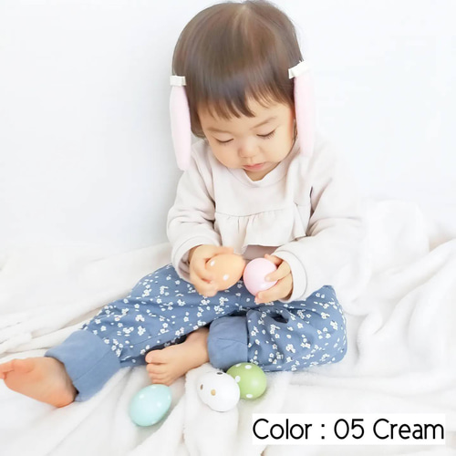 BABY うさ耳 クリップ hair clip - Pink Rabbit - ヘアクリップ うさぎ うさ耳 リボン