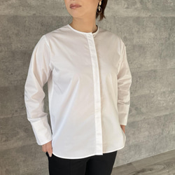 小柄S■フリルが取り外せる 2wayコットンブラウス 白■卒業式 入学式 フォーマル OTM-005 036849 4枚目の画像