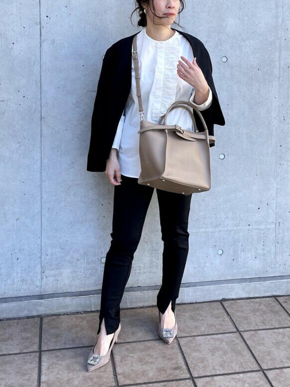 小柄S■フリルが取り外せる 2wayコットンブラウス 白■卒業式 入学式 フォーマル OTM-005 036849 9枚目の画像