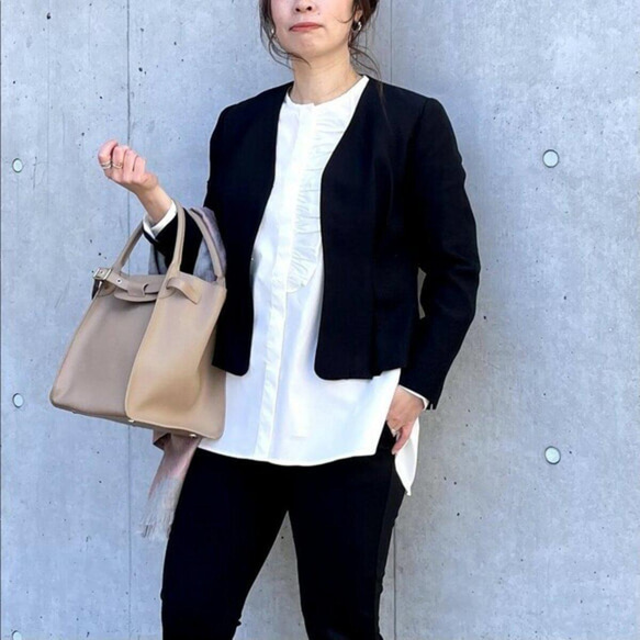 小柄S■フリルが取り外せる 2wayコットンブラウス 白■卒業式 入学式 フォーマル OTM-005 036849 8枚目の画像