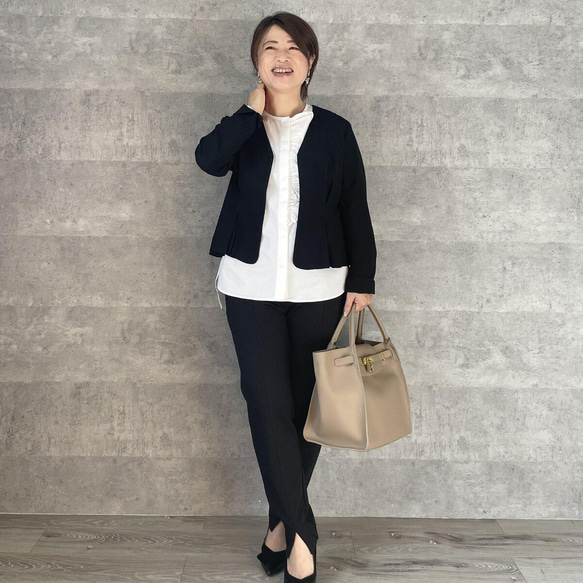 小柄S■フリルが取り外せる 2wayコットンブラウス 白■卒業式 入学式 フォーマル OTM-005 036849 7枚目の画像