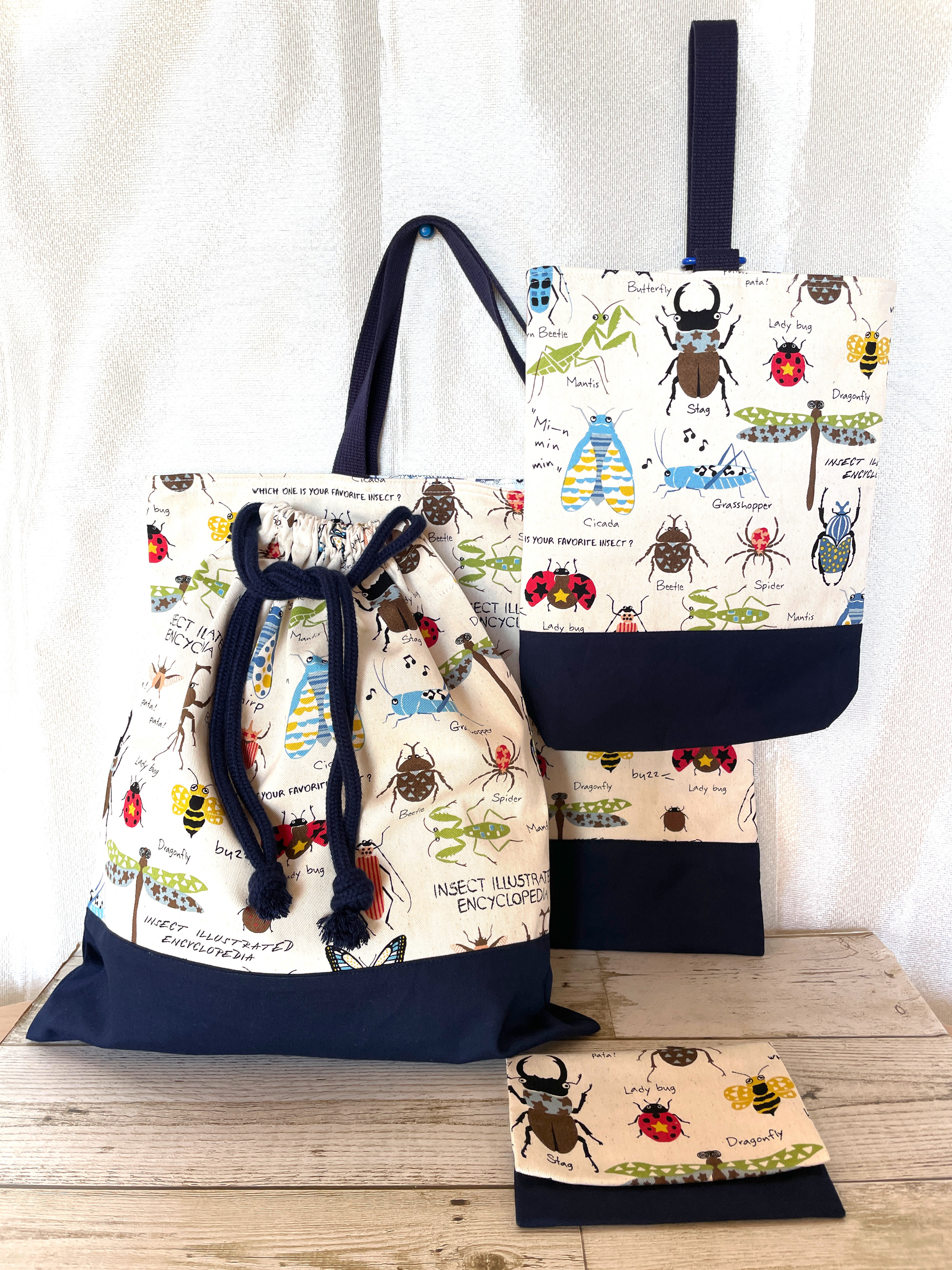 入園・入学グッズ3点セットプラス移動ポケット