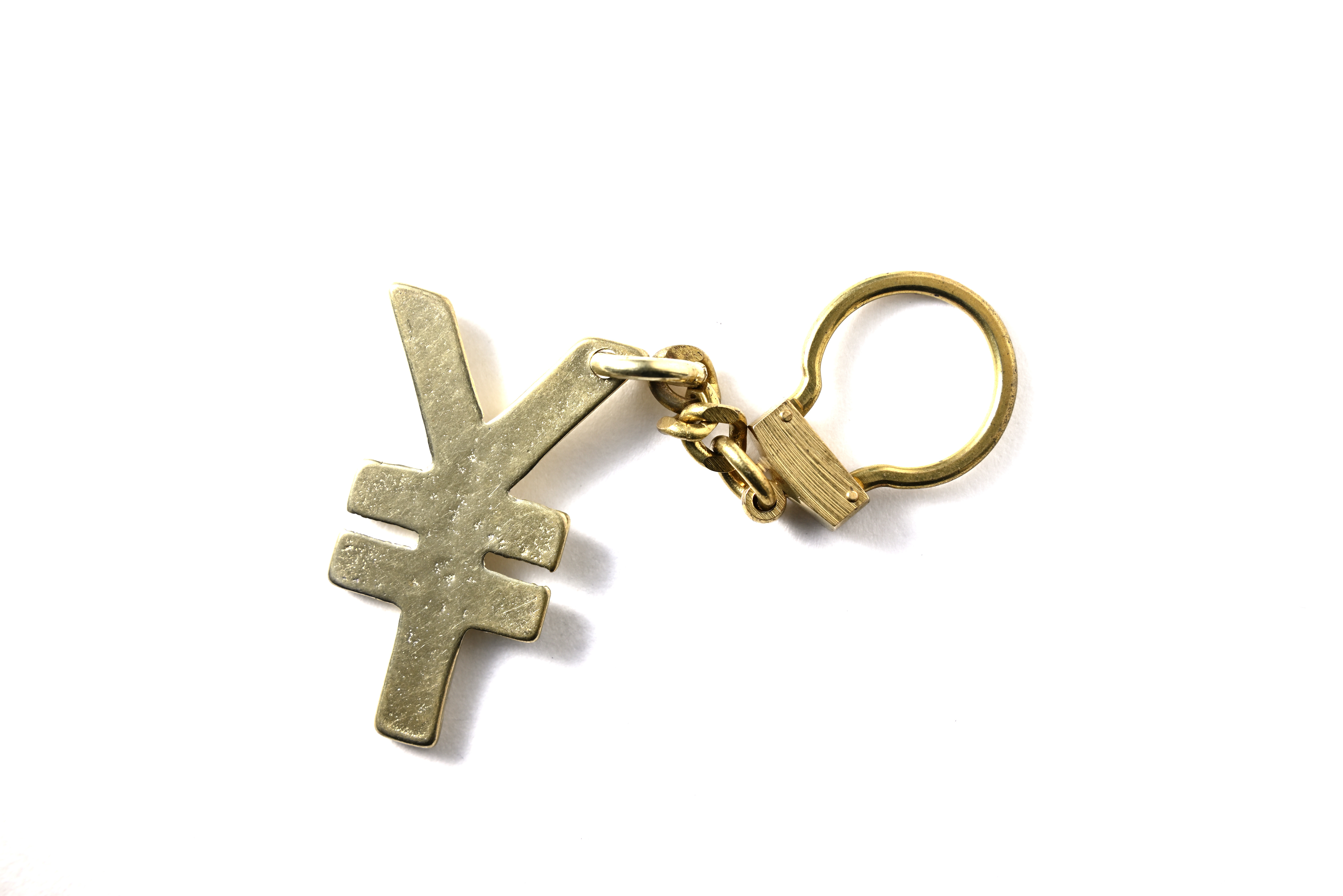 KICHIZO 真鍮 バッグ チャーム キーホルダー キーリンク 美品