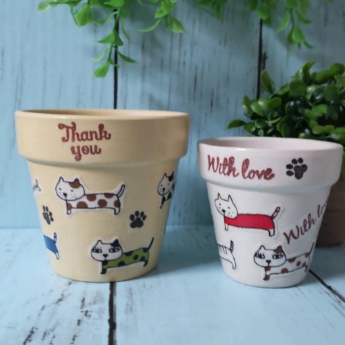 デコパージュ ꔛ‬ꕤ インテリア雑貨♡鉢カバー ♡小物*モップ入れ♡薔薇ガーデン デコパージュꔛꕤ インテリア雑貨♡回転式収納ケース♡小物入れ