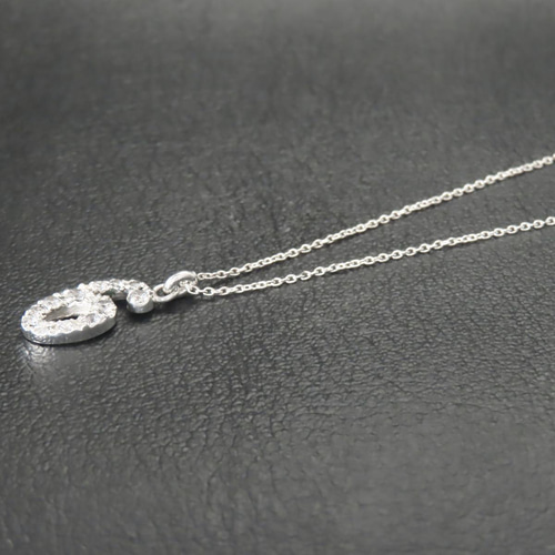 ナンバーネックレス 6 シルバー925 【刻印無料】 数字 ナンバー 背番号