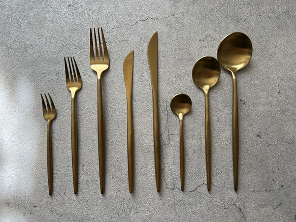 Cutlery Tea Series / Gold 8枚目の画像