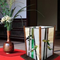 灯り【竹】（受注生産）【送料無料】 ステンドグラス風 スタンドライト