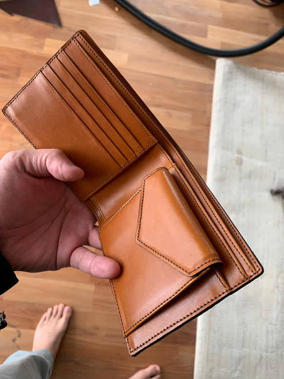 レザー　二つ折り財布　本革 