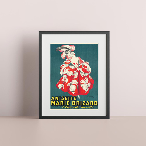 Q　♡エレガントな美しいバラ ポスター絵画 ゴージャスゴールド金色額装 NO.256】ゴージャスな赤色の薔薇柄ドレスポスター☆おしゃれ