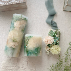 アフターブーケキャンドルセット《L + Mサイズセット》 大切な記念の