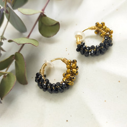 ★ブラックダイヤモンド ラフロックビーズ ブレスレット①(SA) ブラックダイヤモンド ラフロックビーズ｜原石の息吹を感じる、静かな