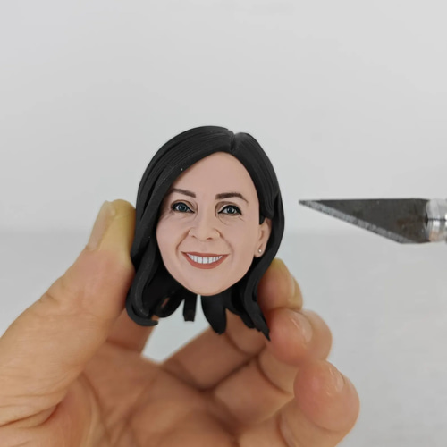 オーダーメイド 似顔絵 フィギュア 女性|写真から フィギュア 母