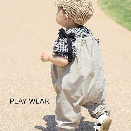 プレイウェアサロペット 子供服 Re7MON 通販 12659254｜Creema 