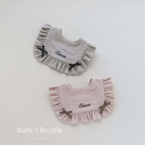 スクエア スタイ ୨୧ 刺繍 お名前入れ スタイ・よだれかけ baby's