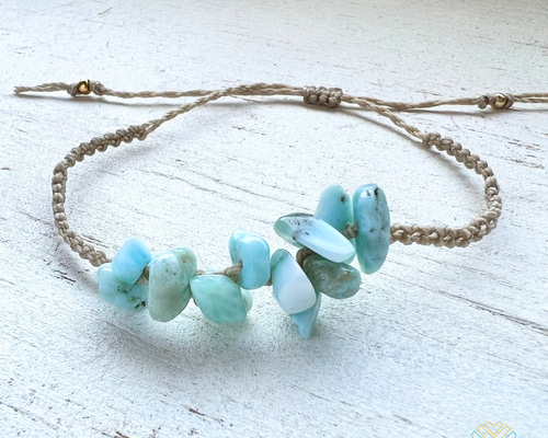 iAK ブレスレットお直し他 ラリマー セリサイト iAK ブレスレットお