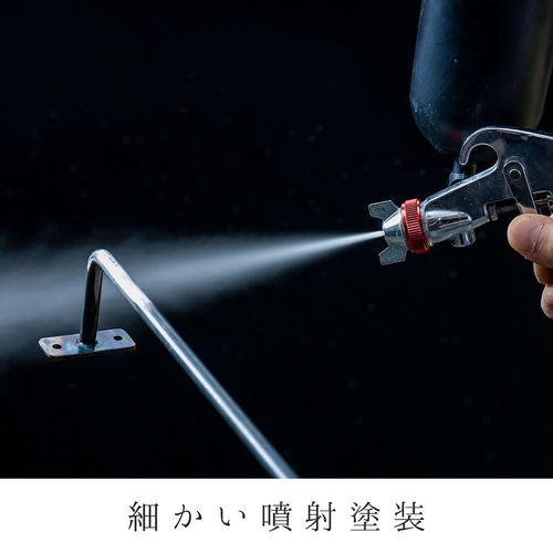 既製品 巾100㎝ ダブルアイアンレール 日本製 鉄製 マット仕上げ