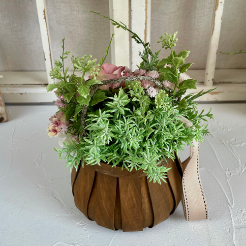 ＊*..華やぎあるローズアレンジ..＊°..ナチュラルインテリア　お花の贈り物 華やぎあるローズアレンジ..＊°..ナチュラルインテリア お花の贈り物