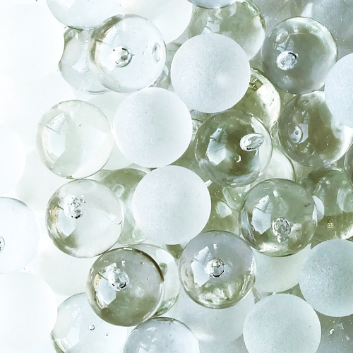 多色ガラスビー玉 約15個 日本製 ビー玉 36個入 17mm 5色 青（ブルー） 赤、黄、緑、水色