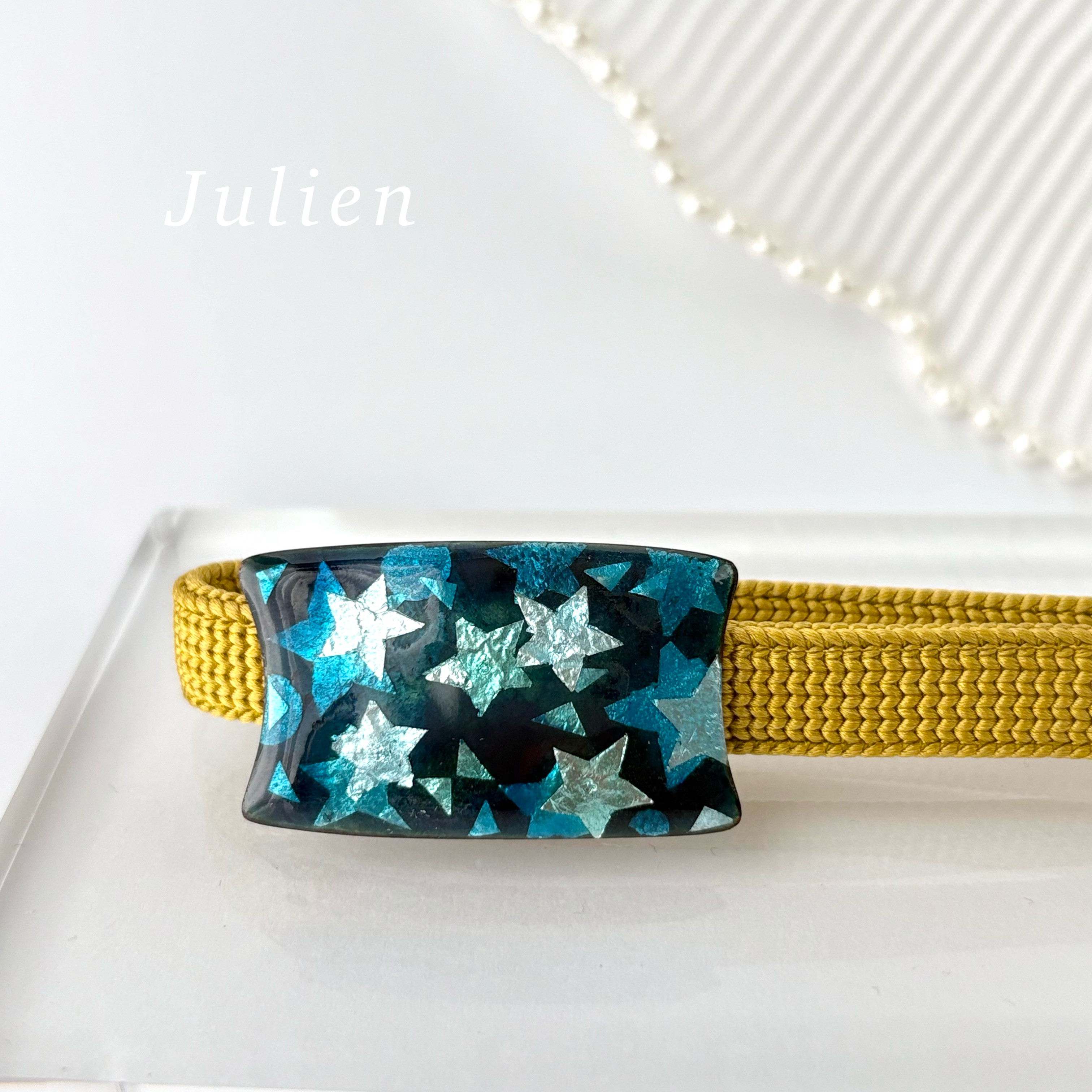 七宝焼き帯留め (492)