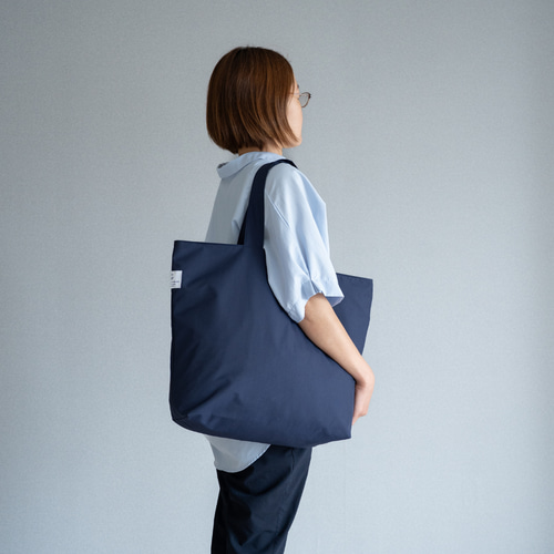 DECEMBER MAYトートバッグ ピンク ネイビー DECEMBER MAYトートバッグ ピンク ネイビー