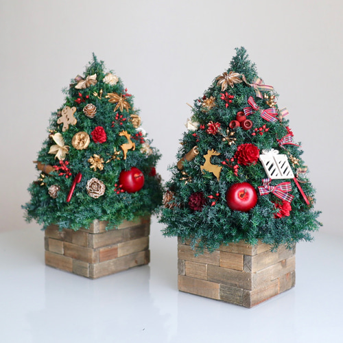 毎年飾れる》飾りいっぱいの森の物語☆トナカイ走る木の実たっぷり