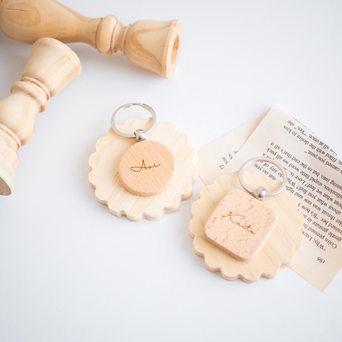 オリジナルネームキーホルダー〈name key ring5〉 お名前キーホルダー