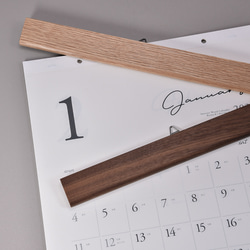 カレンダー 2026・木製壁掛けカレンダー（A3サイズ予定表） 9枚目の画像
