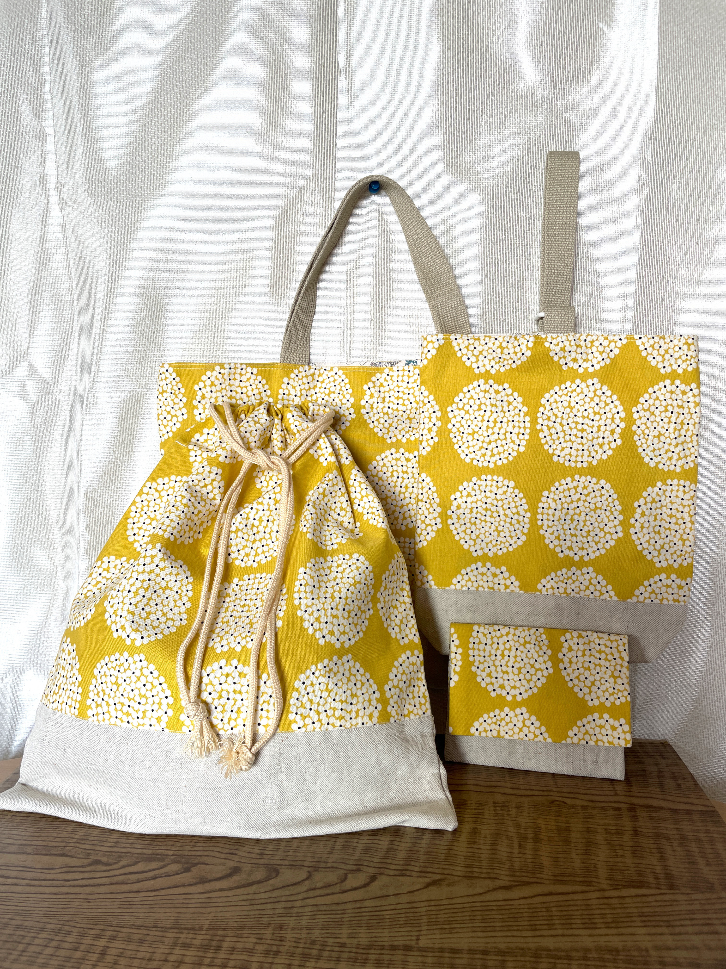 入園・入学グッズ3点セットプラス移動ポケット 4,200円