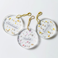 レジン 席札 ネームタグ ネームプレート キーホルダー ウエディング