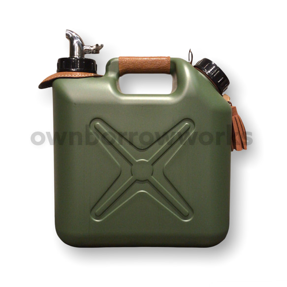 オーダー品】カスタムウォータータンク5L／カーキ&ブラウン