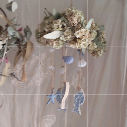 参考モコモコワイルドなアナベルとハニーレモンユーカリのフライング  