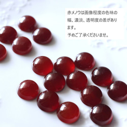 金アレ対応＊たわわな赤い実のピアス＊レッドアゲート（赤メノウ）＊サージカルステンレスピアス＊イヤリングに変更可＊ 5枚目の画像
