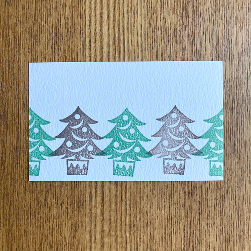 クリスマスツリー＊消しゴムはんこ はんこ・スタンプ asako-made