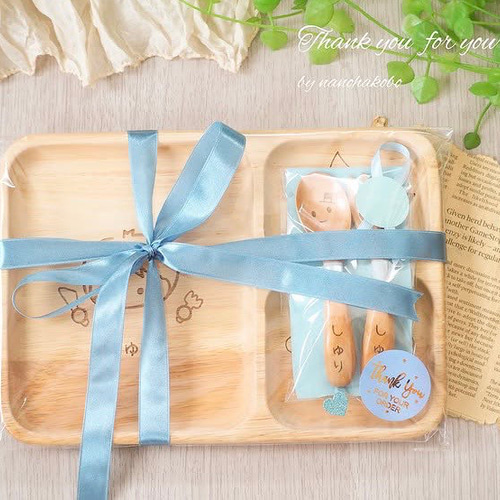 出産祝いに大人気♪】お名前入りランチプレート♡名入れギフト♡初孫