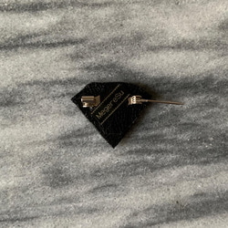 《ダイヤモンドのデザイン》Sサイズ　ブローチ 6枚目の画像
