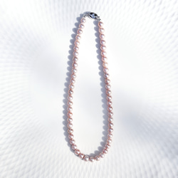 天然色！桜真珠のクラスプネックレス　～Antonia 5枚目の画像