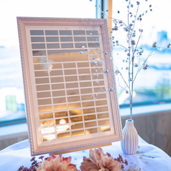 結婚証明書 ゲスト参加型 ミラーアクリル シルバー フェアリーフレーム