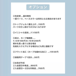 ネイルチップ  白 黒 フラワー 花 ドット フレンチガーリー レトロ 5枚目の画像