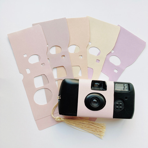 再販】くすみカラー(Spring) 写ルンですカバー 5枚セット その他