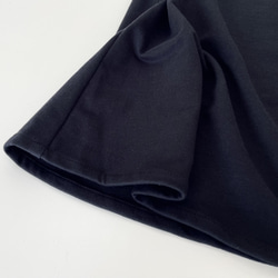 スウェット素材♪２WAYジャンパースカート（黒） 11枚目の画像