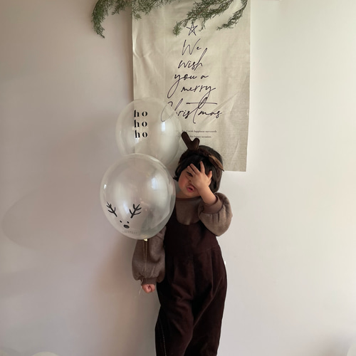 中になんか入ってる風船 Balloon〉Christmas 風船（2個set） | クリスマス ガーランド
