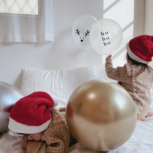 中になんか入ってる風船 Balloon〉Christmas 風船（2個set） | クリスマス ガーランド